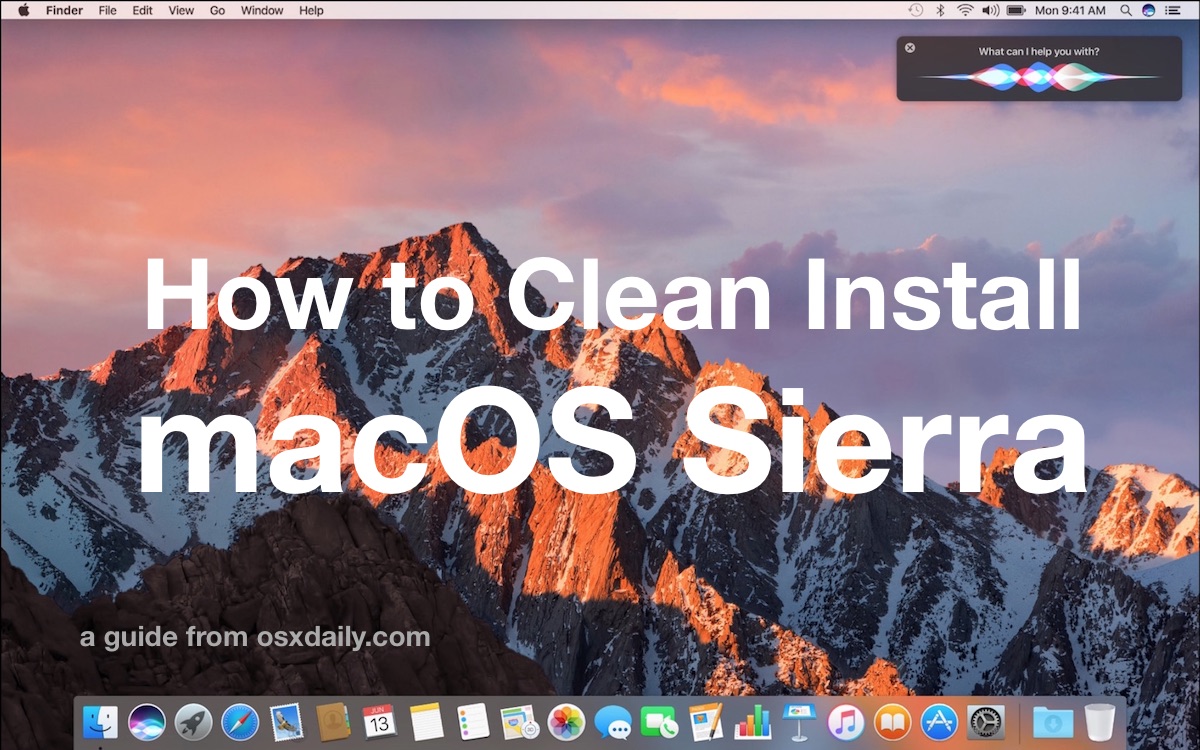 how long does it take for mac sierra to install